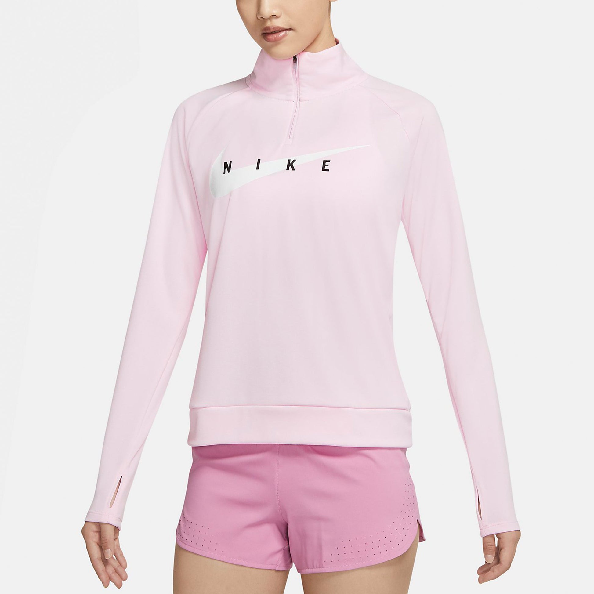 (WMNS) Nike AS W NK SWOOSH Run HZ MIDLAYER PINK FOAM CZ9234-663
