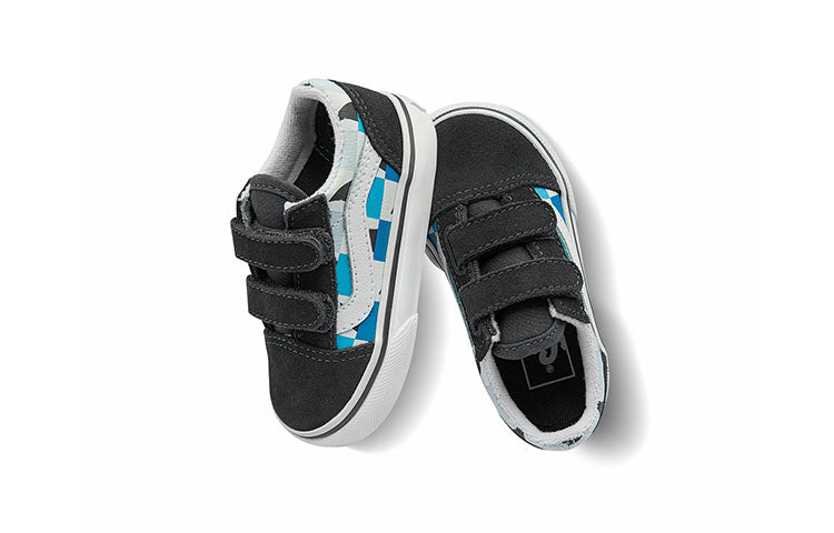 Vans Old Skool Low Top Casual Skate Shoes Td Black Blue VN000D3YAC3