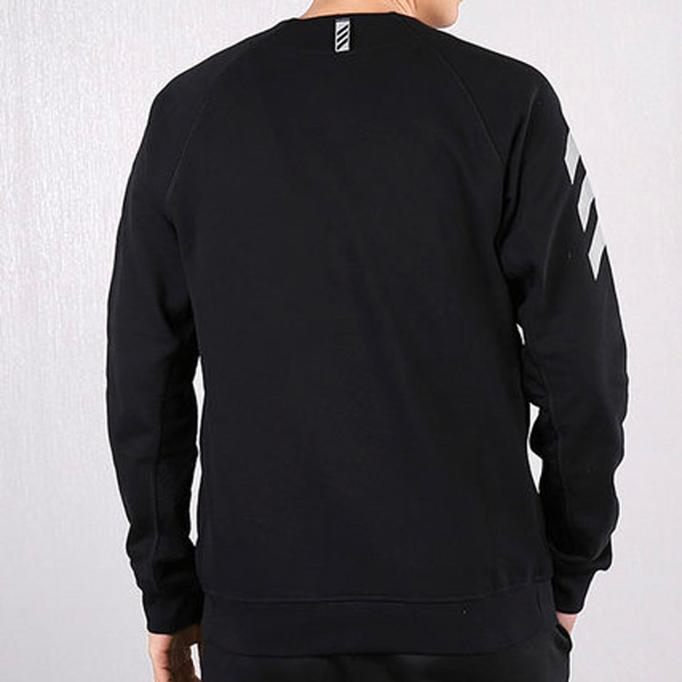 adidas Running Training Athleisure Casual Sports Pullover Black FP8179