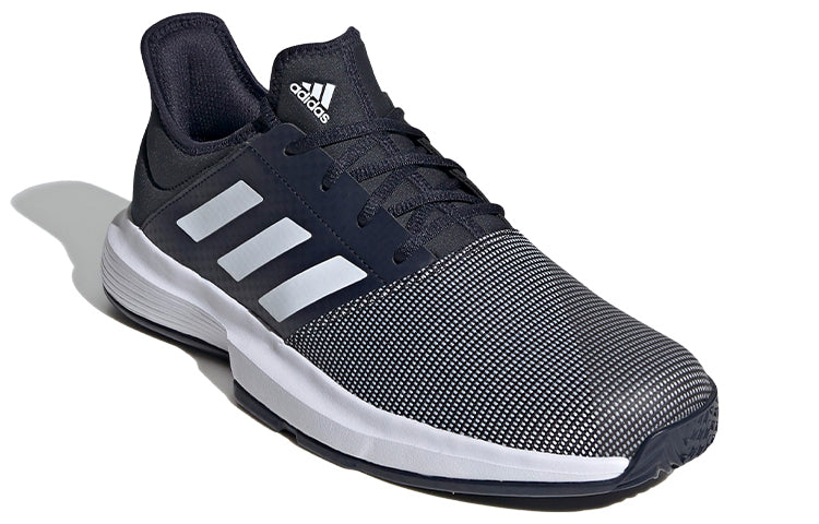 adidas Gamecourt Tennis Shoes Black/White FU8110