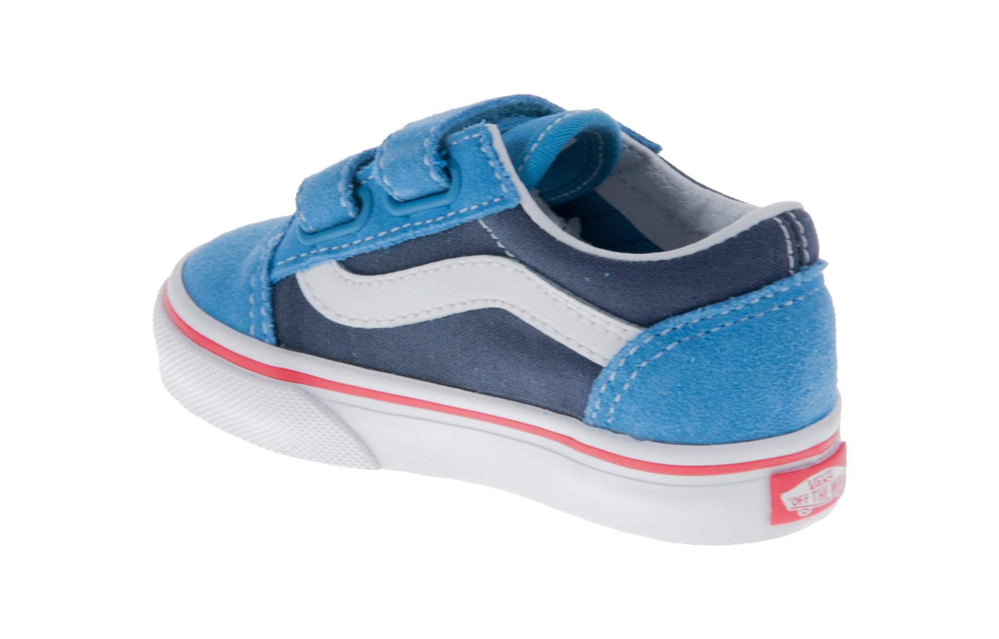 (TD) Vans Old Skool Velcro Shoes 'Blue White' VN0A344K-MMR