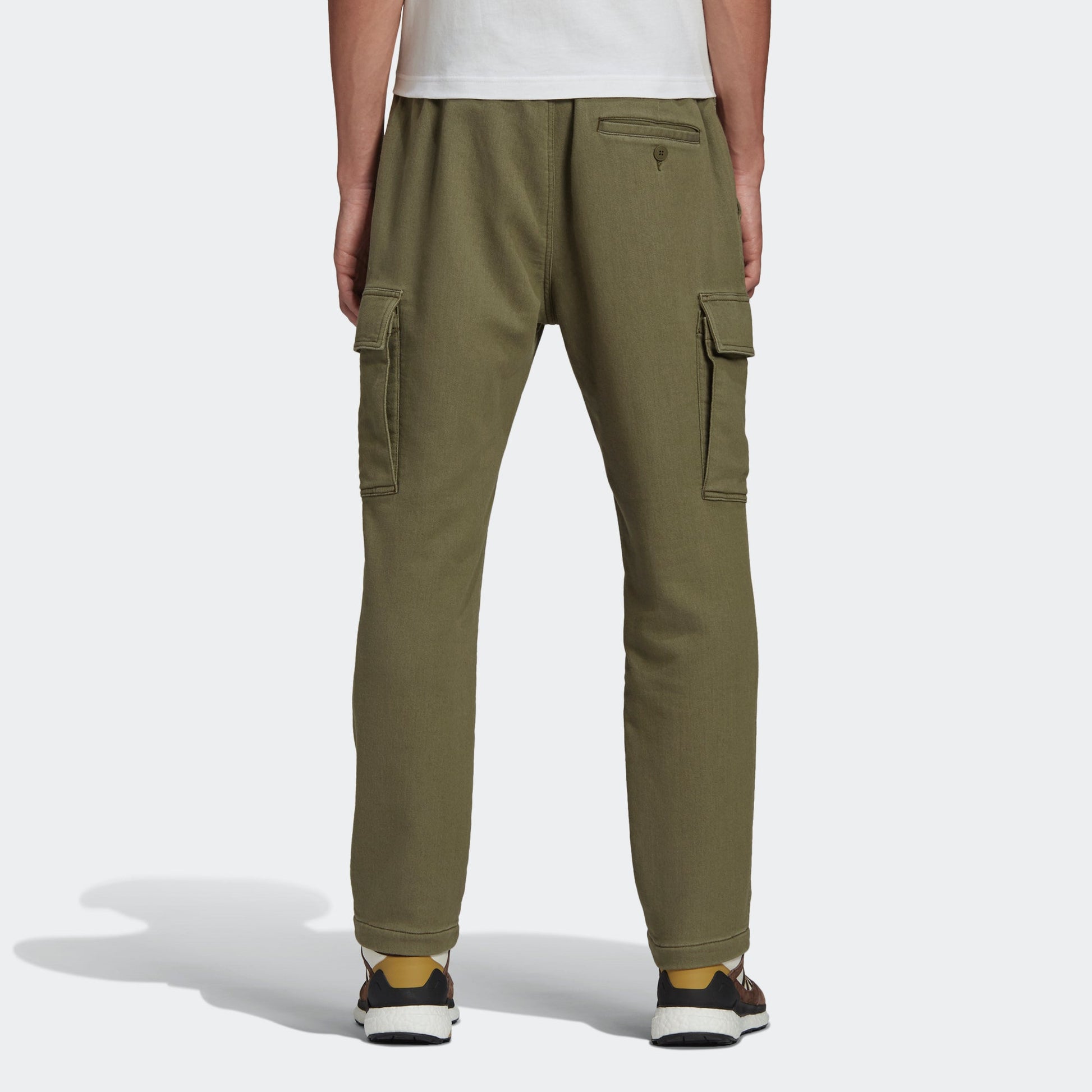 adidas originals x HUMAN MADE Crossover Embroidered Logo Multiple Pockets Sports Pants Green GM4635