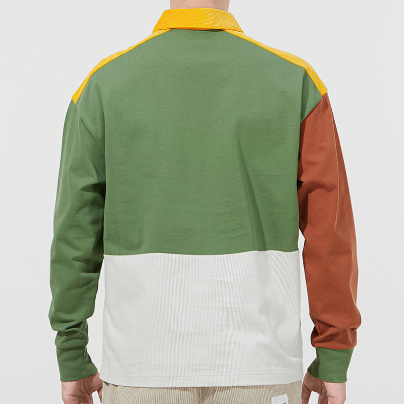 PUMA Retro Color Block Polo Shirt 'Green' 534680-17