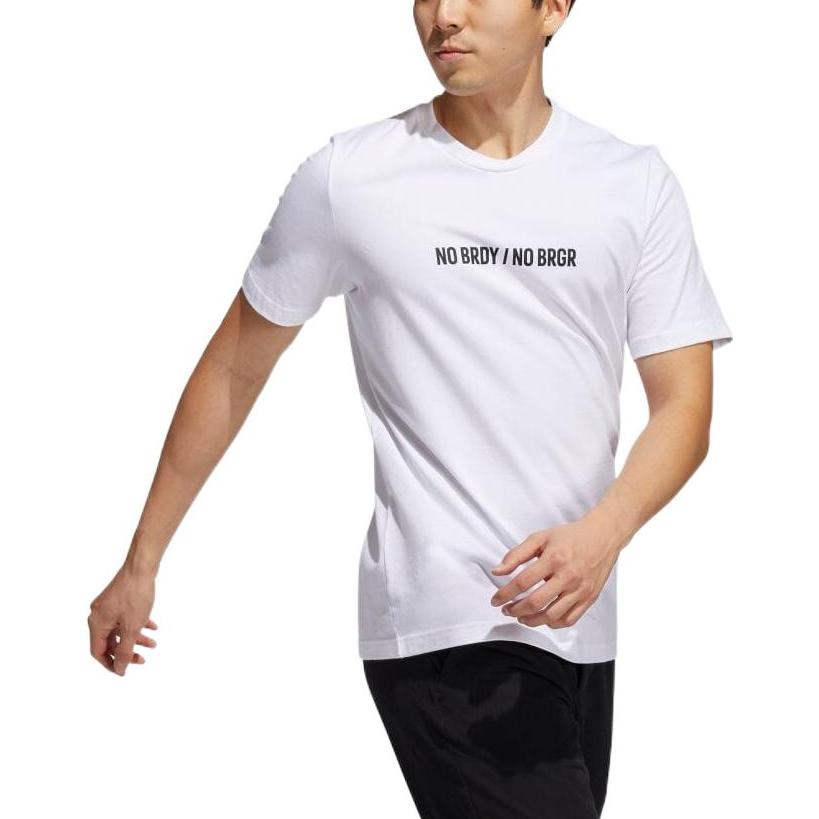 adidas Adicross Chip-In Tee 'White Black' GR5417