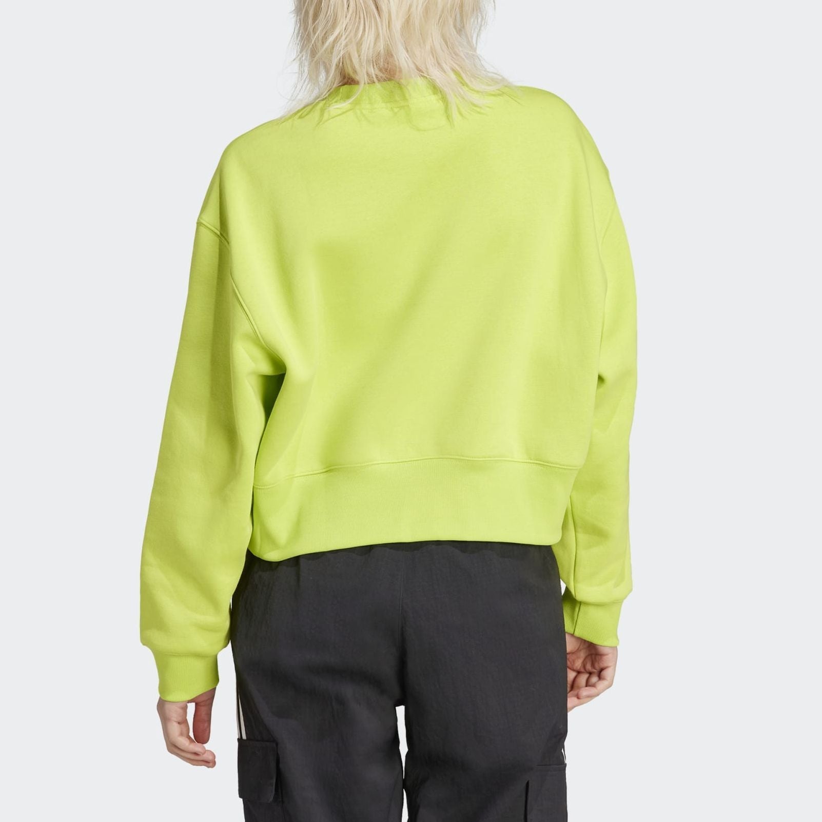 (WMNS) adidas Adicolor Essentials Crew Sweatshirt 'Yellow' IP1282