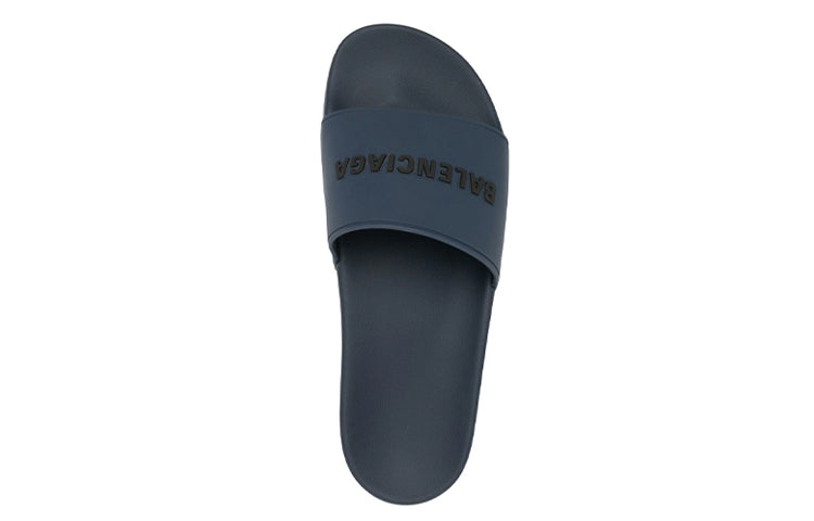 Balenciaga Pool Slides 'Blue' 565826W1S804010