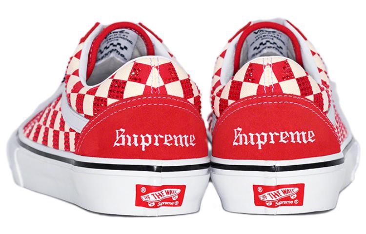 Vans Old Skool x Supreme x Swarovski 'Red' VN0A5KRXRED