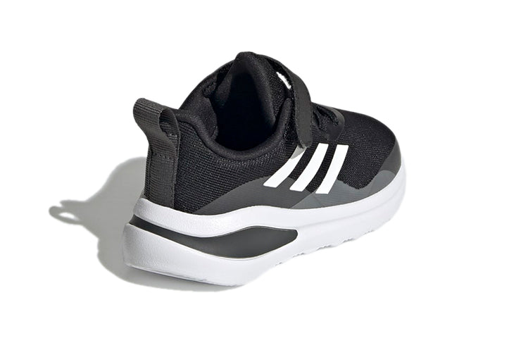 (TD) adidas Fortarun Elastic Lace Top Strap 'Black White' FZ5499