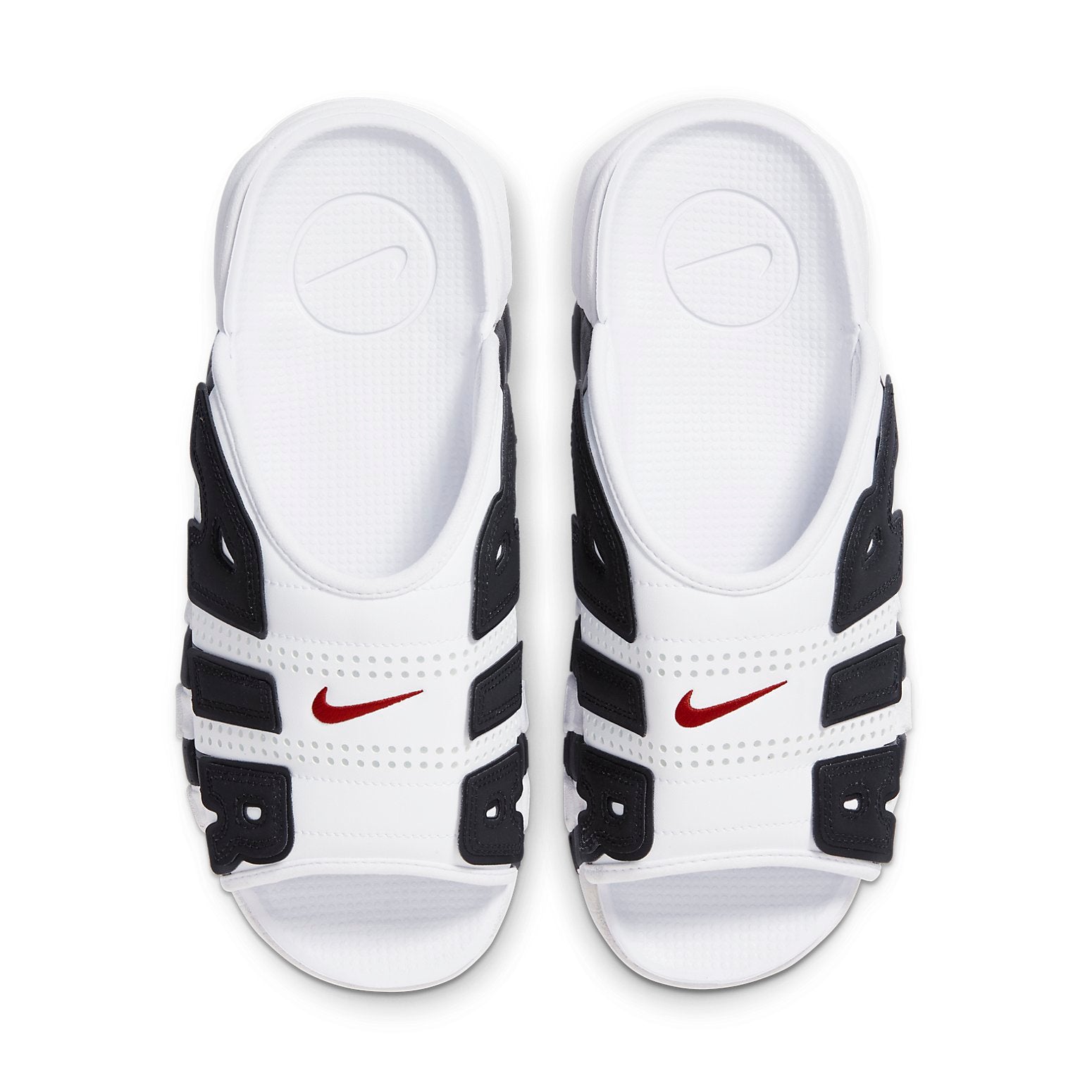 Nike Air More Uptempo Slide 'White Varsity Red Black' FB7818-100
