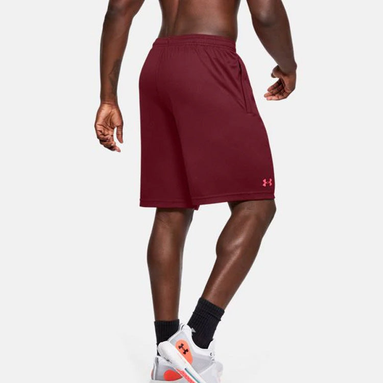 Under Armour Tech Wordmark Shorts 'Burgundy Pink' 1351653-615