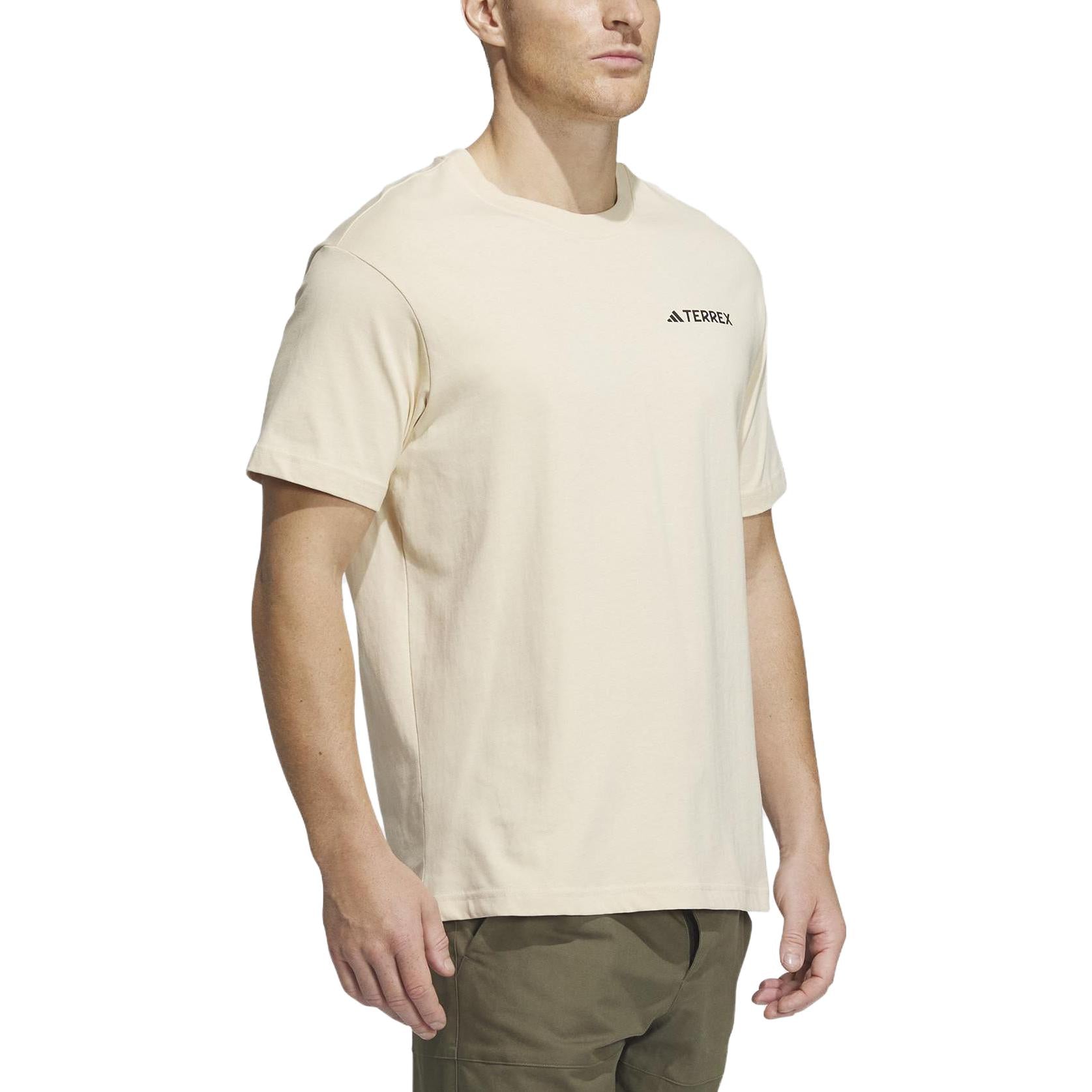 adidas Graphic T-Shirt Asia Sizing 'Beige' IB8694