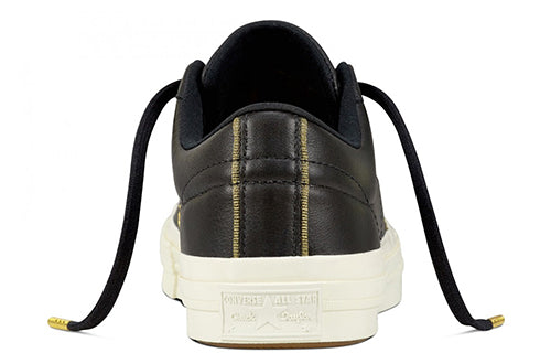 Converse One Star OX Shoes 'Black/White' Leather 159701C