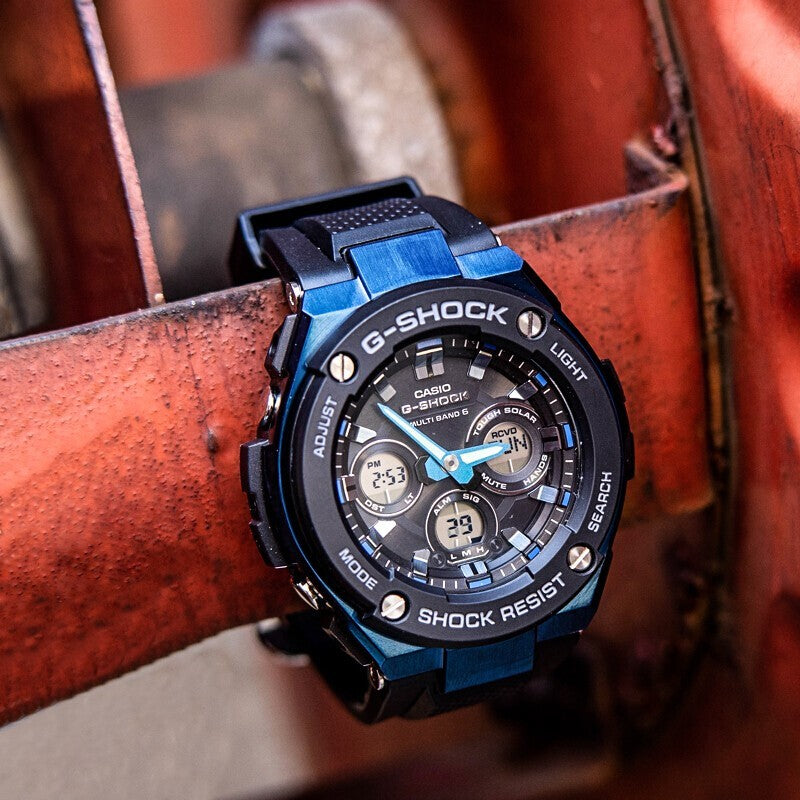 CASIO G-Shock G-Steel 'Blue Black' GST-W300G-1A2PR
