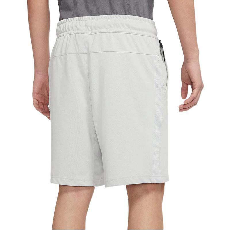 Men's Nike Printing Brand LOGO Lacing Straight Shorts Gray DM6590-063