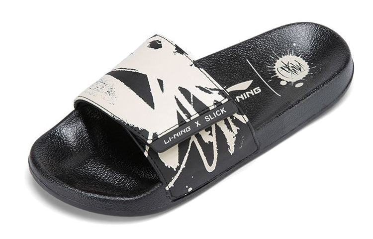 (WMNS) Li-Ning x OG_SLICK Slides 'Black' AGAP022-2