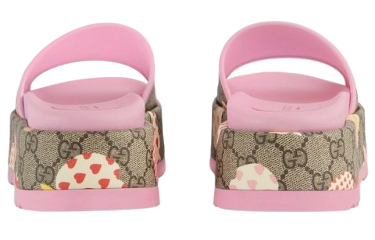 (WMNS) Gucci Rubber GG Slide 'Les Pommes' 664214-22K20-8961