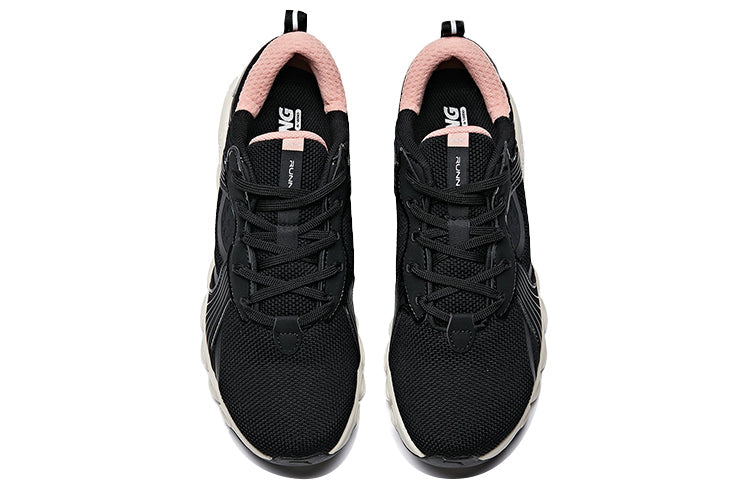 (WMNS) ANTA Life Series Sneakers 'Black Pink White' 12945582-1