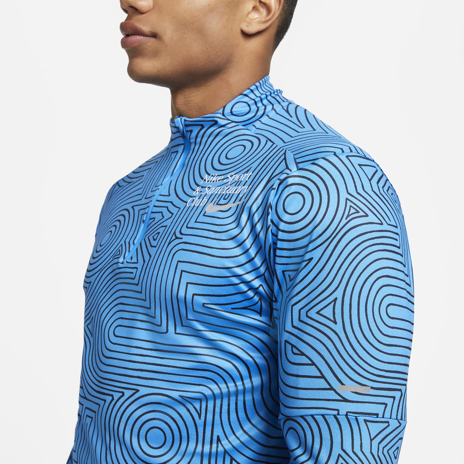 Nike Dri-Fit Element 1/4 Zip Running Top 'Blue' FB9036-406