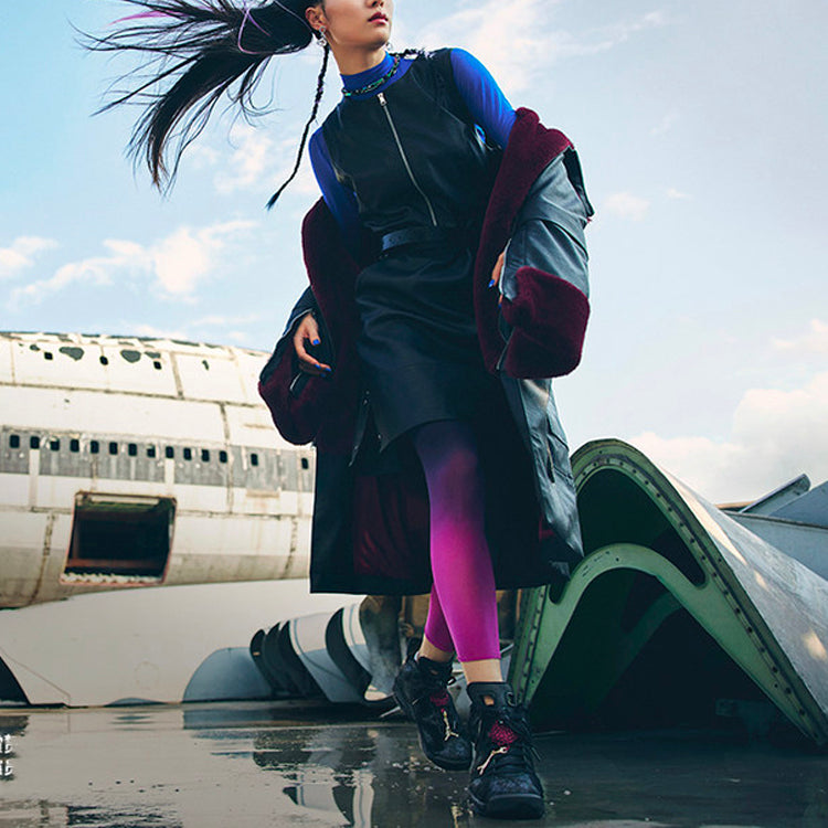 (WMNS) Air Jordan Collar Zipper Casual A Black Dress DC4824-010