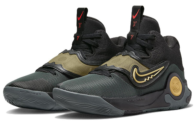 Nike KD Trey 5 X 'Black Metallic Gold Green' DD9538-010