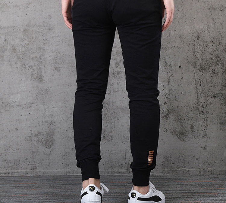 PUMA Knit Sweatpants 'Black White' 597460-01