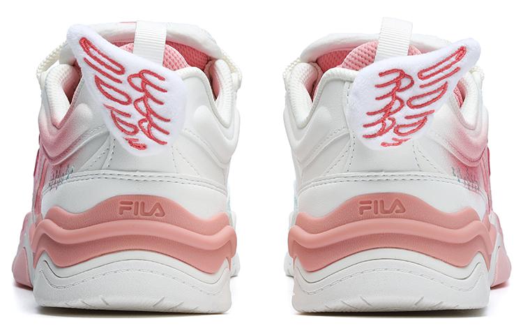 (WMNS) FILA FUSION Kick Sneakers 'White Pink' T12W312206FSQ