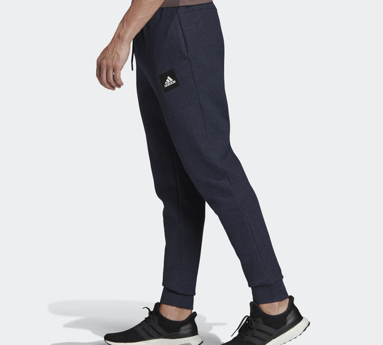 adidas Logo Drawstring Sports Pants Blue FL4014