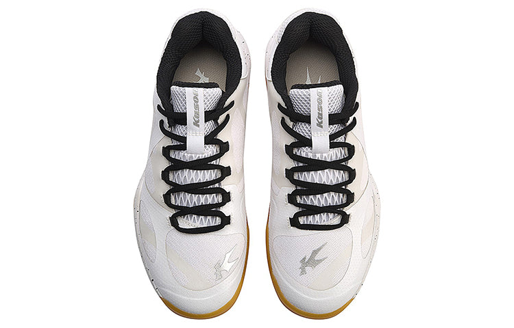 Li-Ning Kason Badminton Shoes 'Standard White Silvergray' FYZN003-4