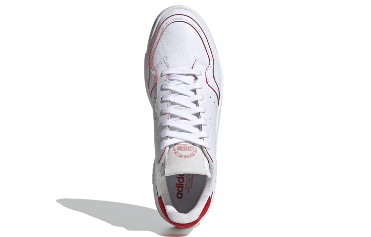 adidas Supercourt 'Cloud White Scarlet' FU9741