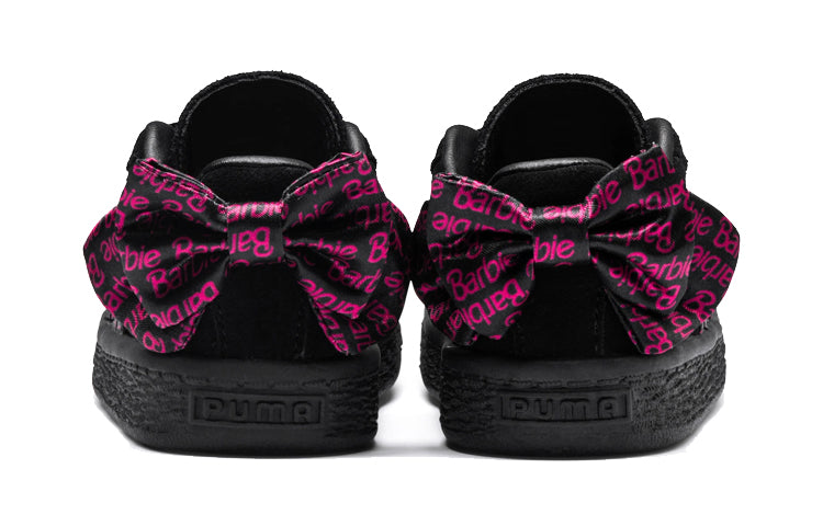 (PS) PUMA X Barbie Suede Classic Leisure Shoes Black 366658-01