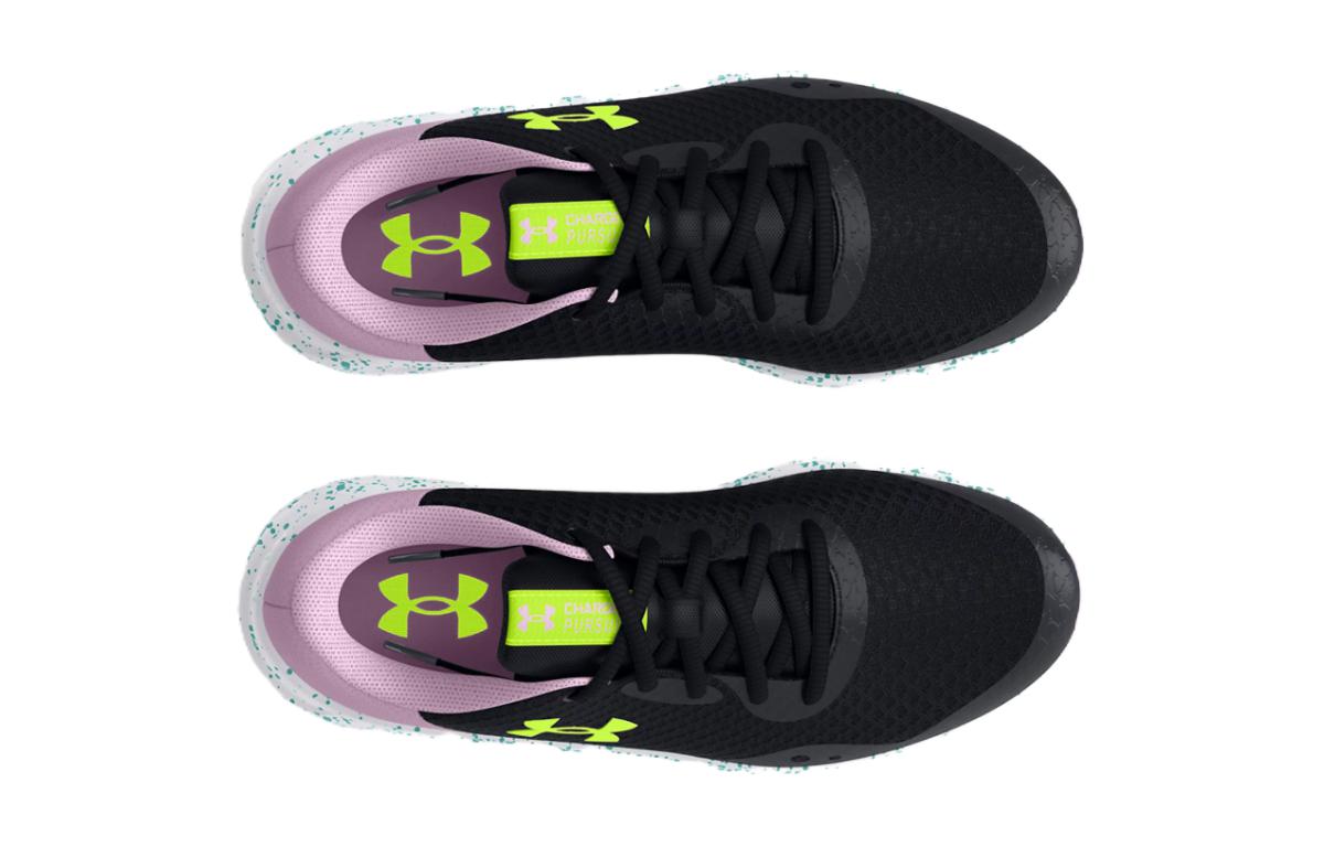 (GS) Under Armour Charged Pursuit 3 'Black Purple Ace' 3025011-002