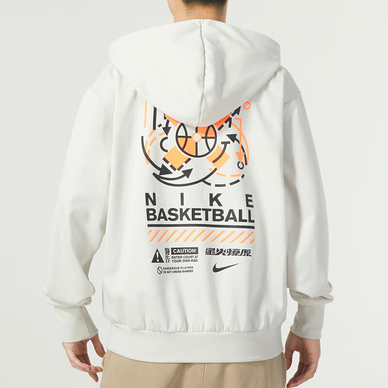 Nike Dri-Fit Logo Hoodie 'White' FV4027-072