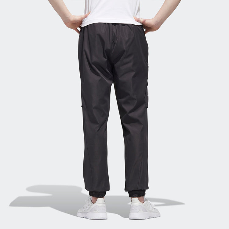 adidas neo Side Pocket Bundle Feet Casual Cargo Sweatpants Black GM2279