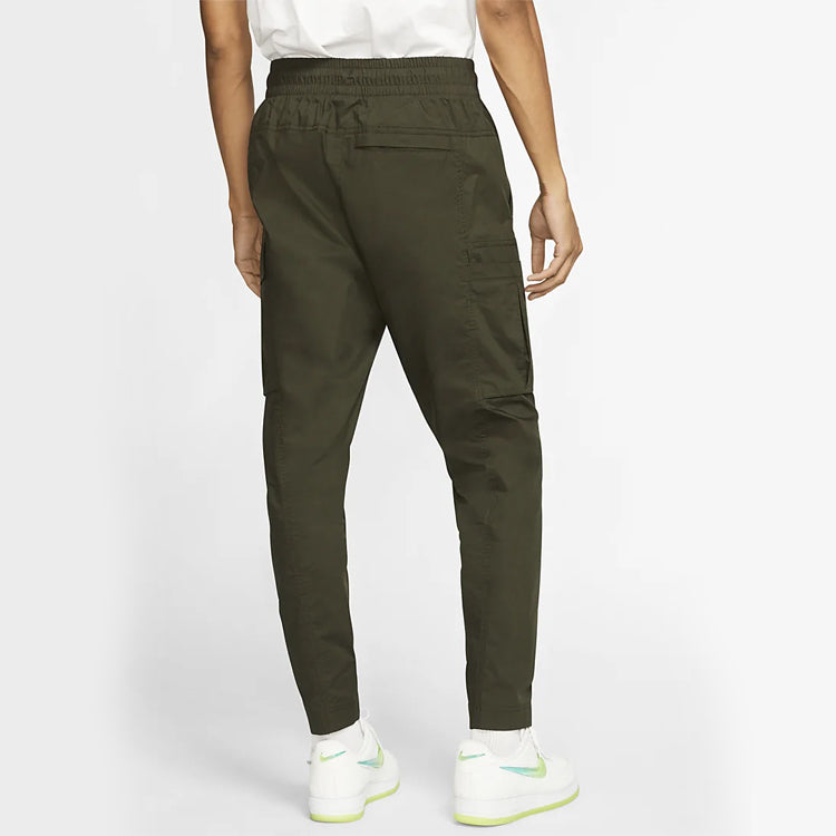 Nike SPORTSWEAR Woven Cone Long Pants Red Green Redgreen BV3128-355