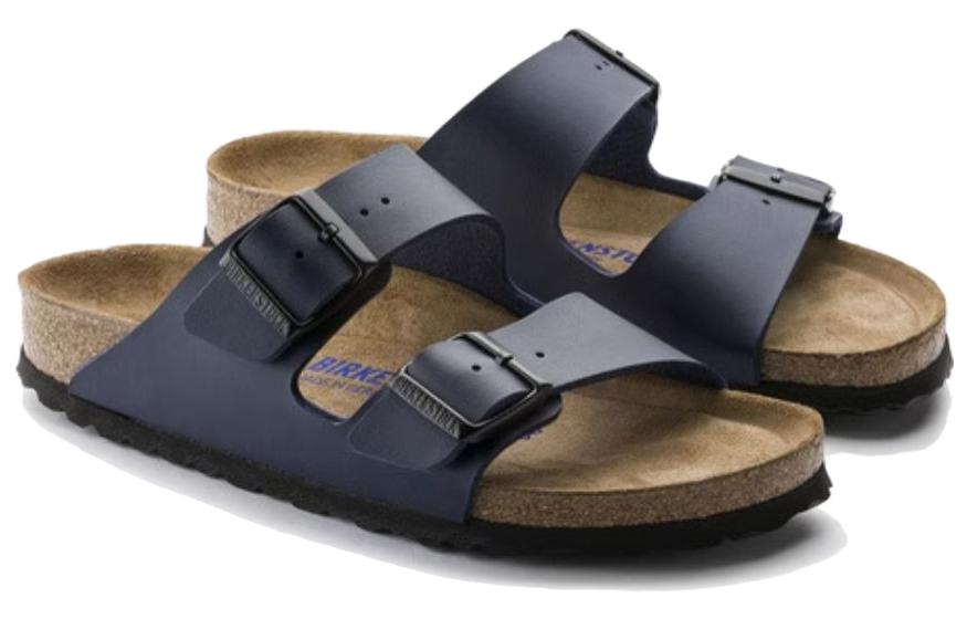 Birkenstock Arizona Soft Footbed Birko-Flor 'Blue' 0051061