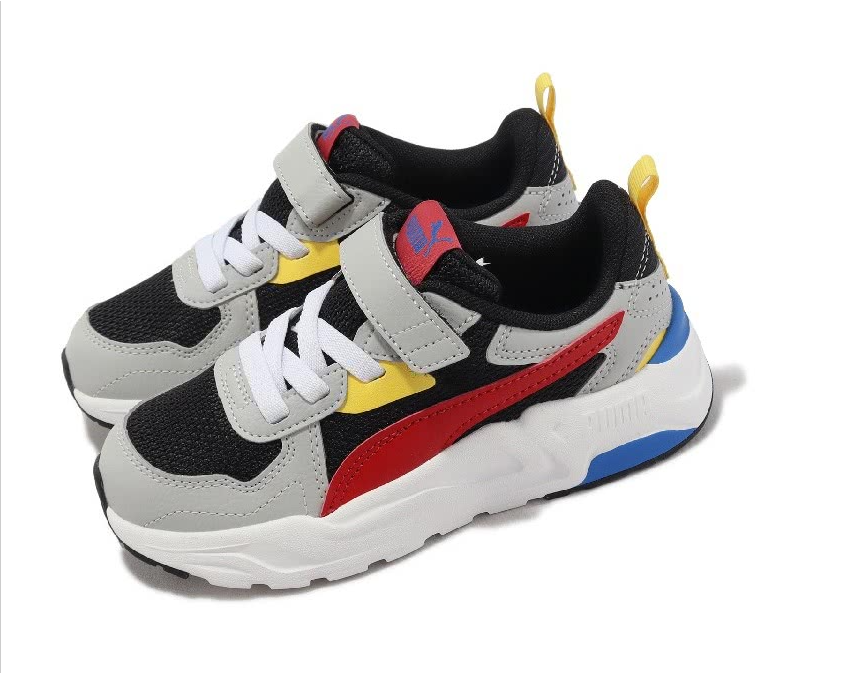 (PS) PUMA Trinity Lite AC 'Grey Black Red' 391480-07