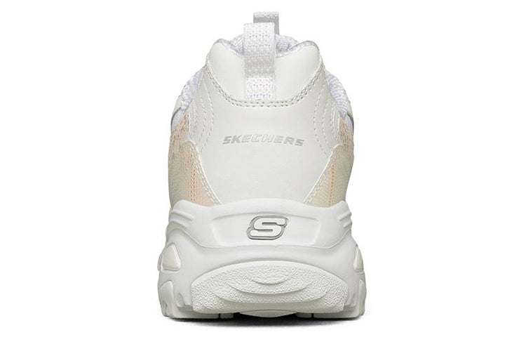 (WMNS) Skechers D'Lites 1.0 Clunky Shoes White 149462-WHT