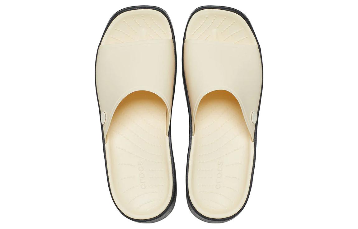 (WMNS) Crocs Skyline Slides 'Vanilla Black' 208182-1LG