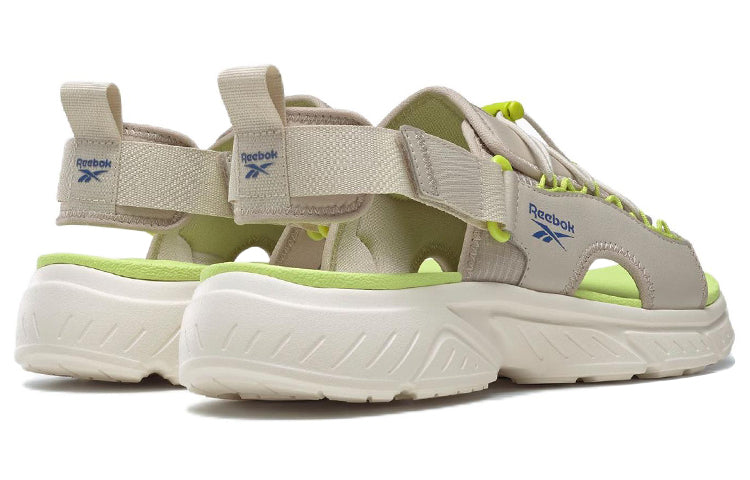 Reebok Hyperium Slides Athleisure Casual Sports Sandals Unisex Brown Green GV7081