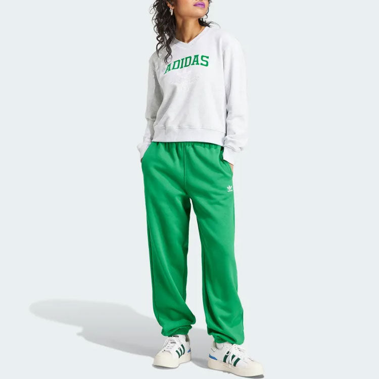 (WMNS) adidas Essentials Fleece Joggers 'Green' IJ7803