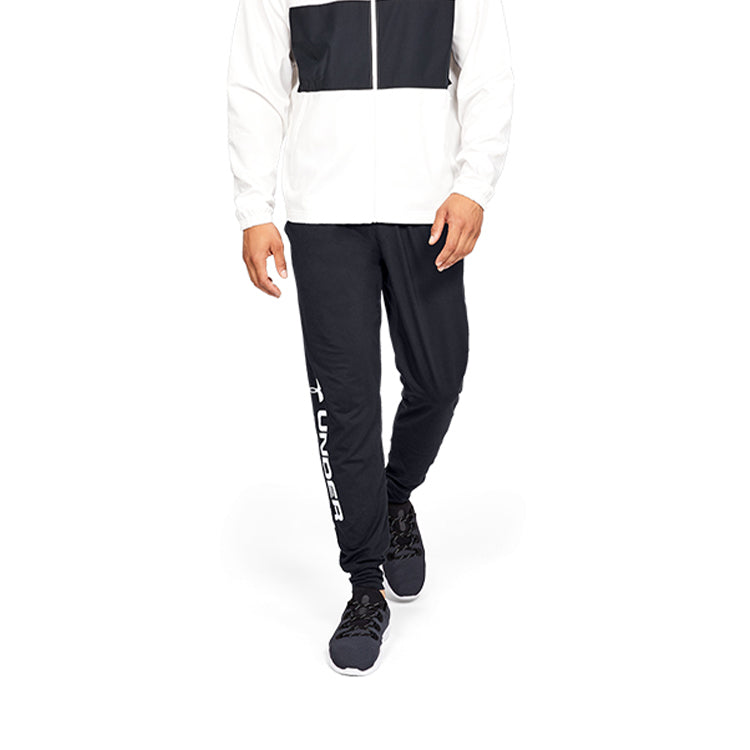 Under Armour Sportstyle Cotton Graphic Joggers 'Black' 1329298-001