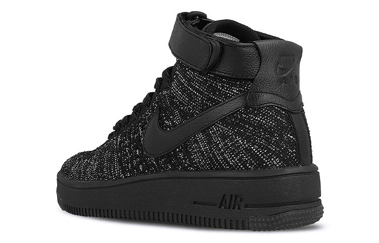 (WMNS) Nike Air Force 1 Flyknit 'Black' 818018-002