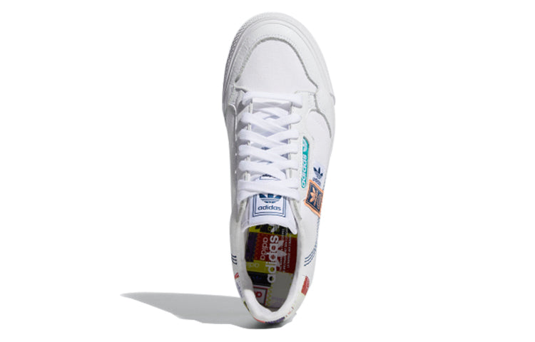 adidas Continental Vulc 'White Blue Green' FX3810