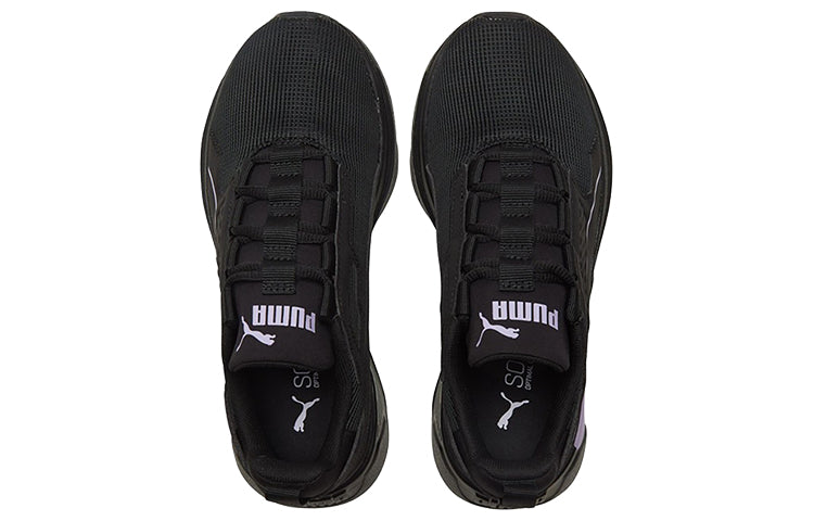 (WMNS) PUMA Disperse Xt Low Top Running Shoes Black/Purple 193744-10