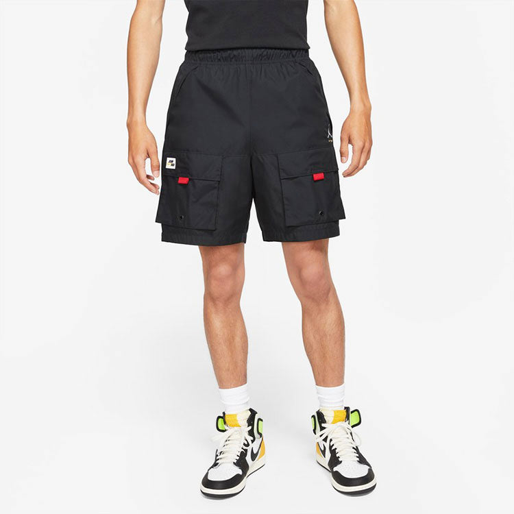 Air Jordan Jmpmn Wvn Short Casual Sports Breathable Woven Shorts Black DA7240-010