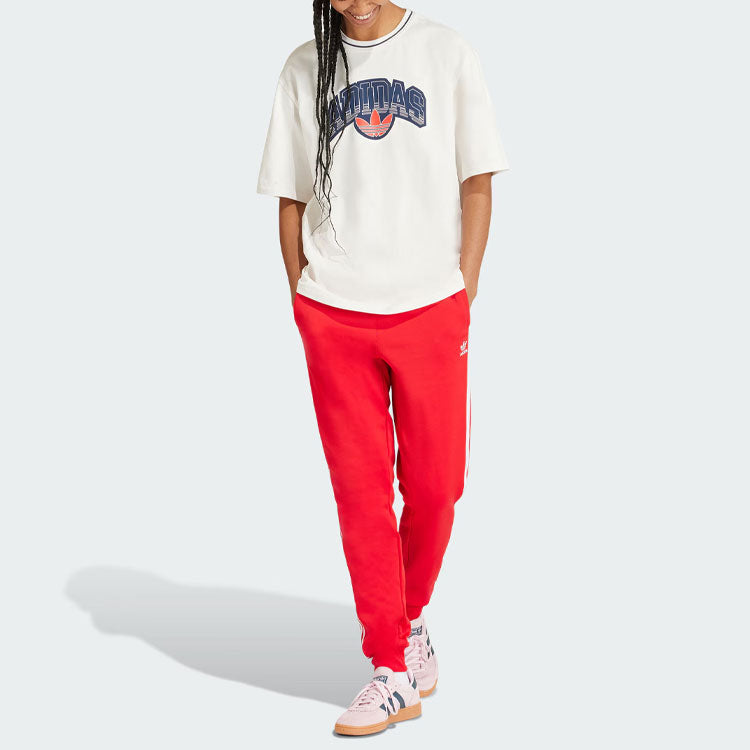 (WMNS) adidas Big Logo Graphic T-shirt Asia Sizing 'White' IU2491