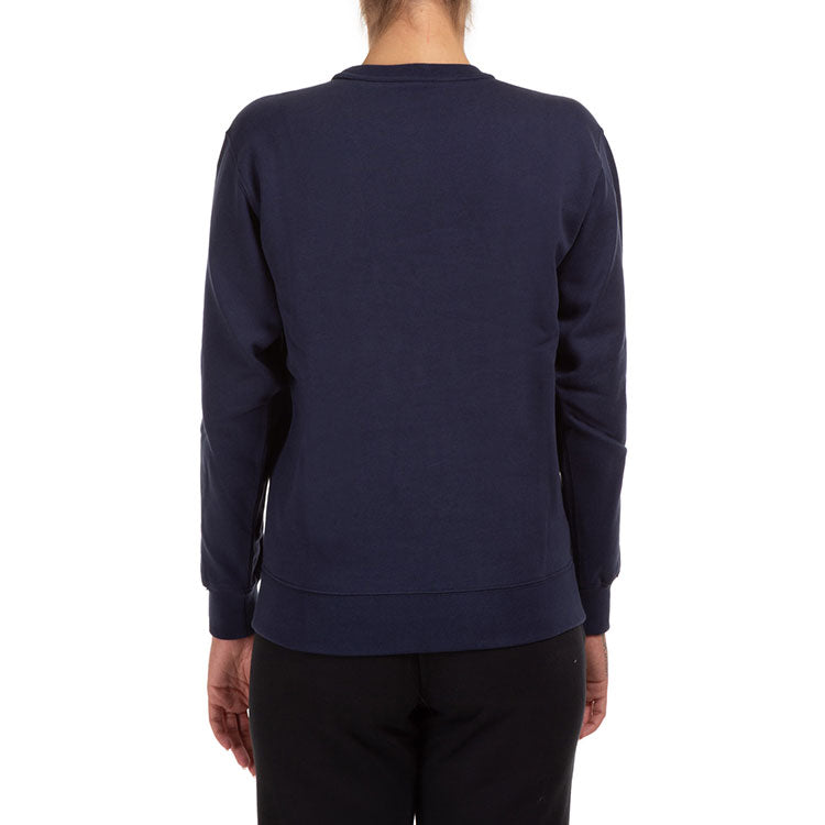 (WMNS) KENZO FW20 Logo Pattern Round Neck Long Sleeves Sports Navy Blue Hoodie FA62SW8204MO-76