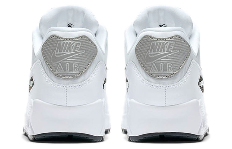 (WMNS) Nike Air Max 90 'White Silver' 325213-137