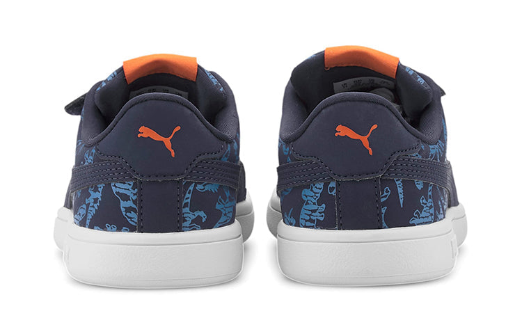 (PS) PUMA Smash 2 Archeo Leisure Board Shoes Blue/Orange 373138-02
