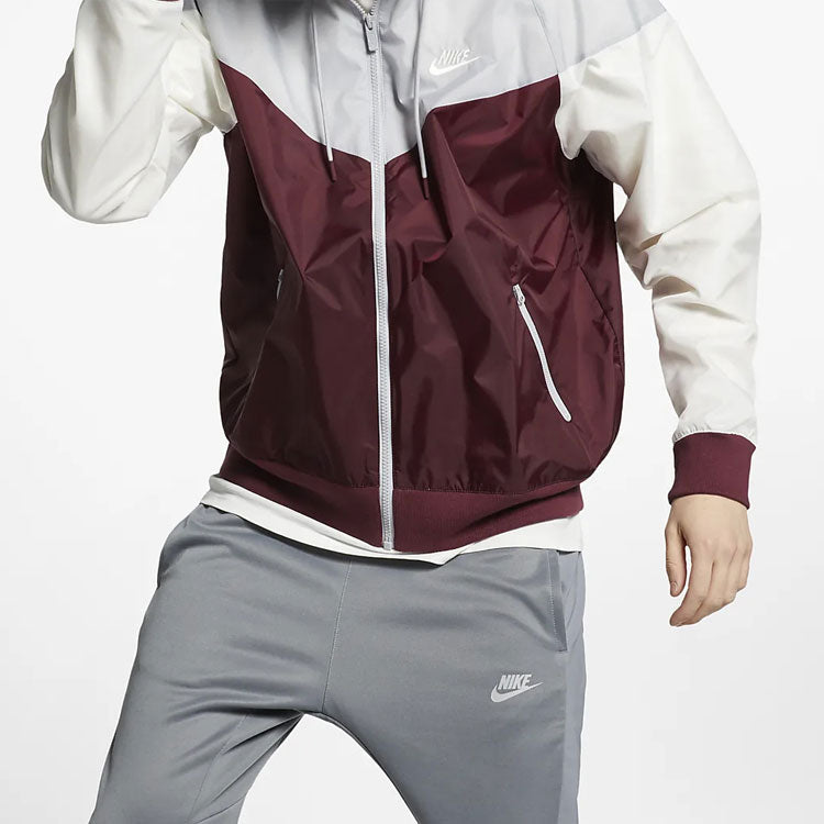 Nike DIWWear HE Windrunner Hoody Jacket Red Wine red AR2192-681